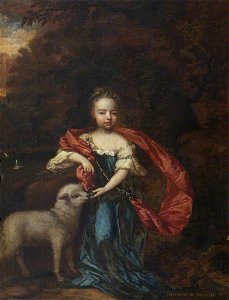 Henry Tilson (1659-1695) (attributed to) - Jane Brownlow (1689–1736), Later Duchess of Ancaster, as Saint Agnes - 436007 - National Trust
