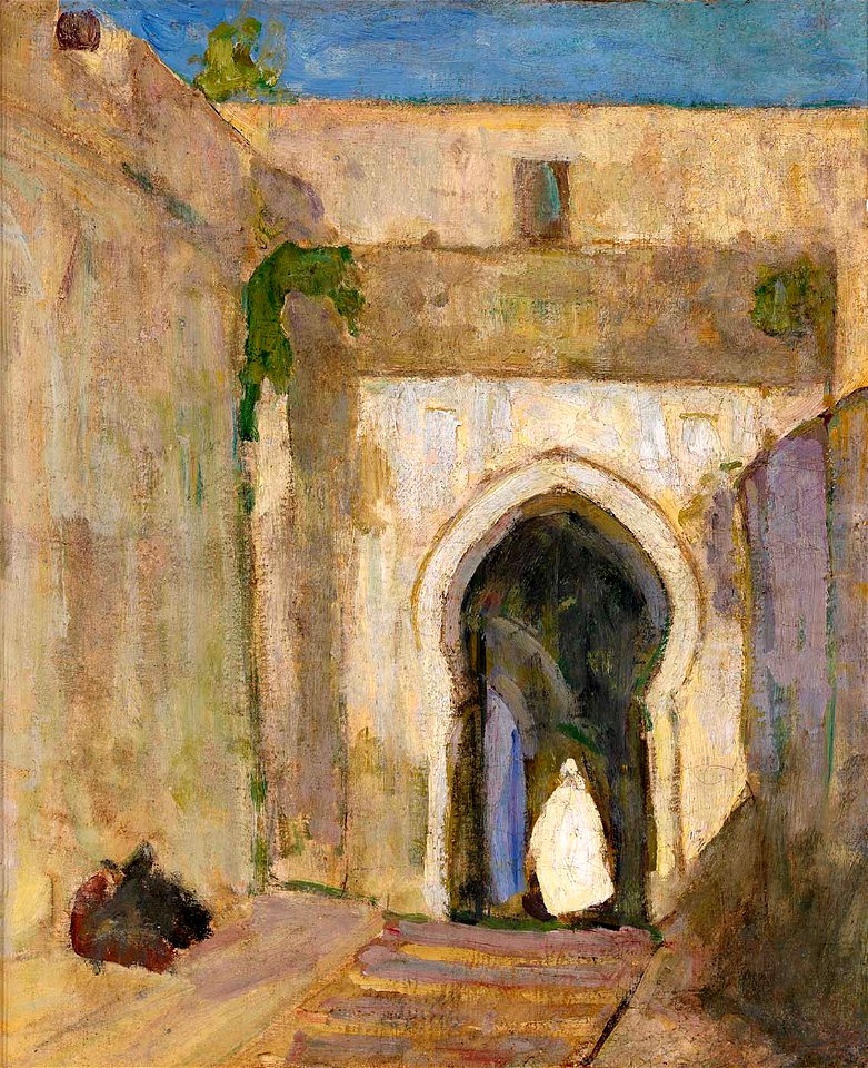 Henry Ossawa Tanner - Gateway, Tangier (Smithsonian American Art Museum)