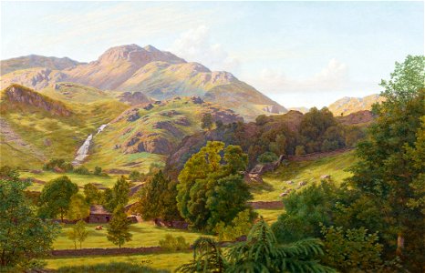 Henry Holiday - Easedale, Westmoreland - 1906. Free illustration for personal and commercial use.