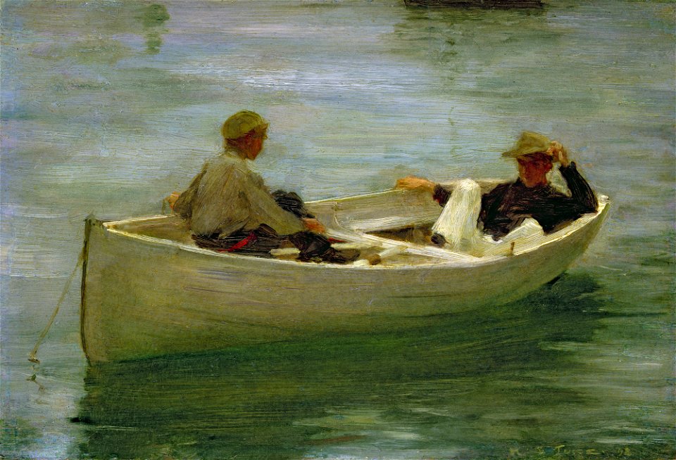 Henry Scott Tuke - In the Rowing Boat (1898)