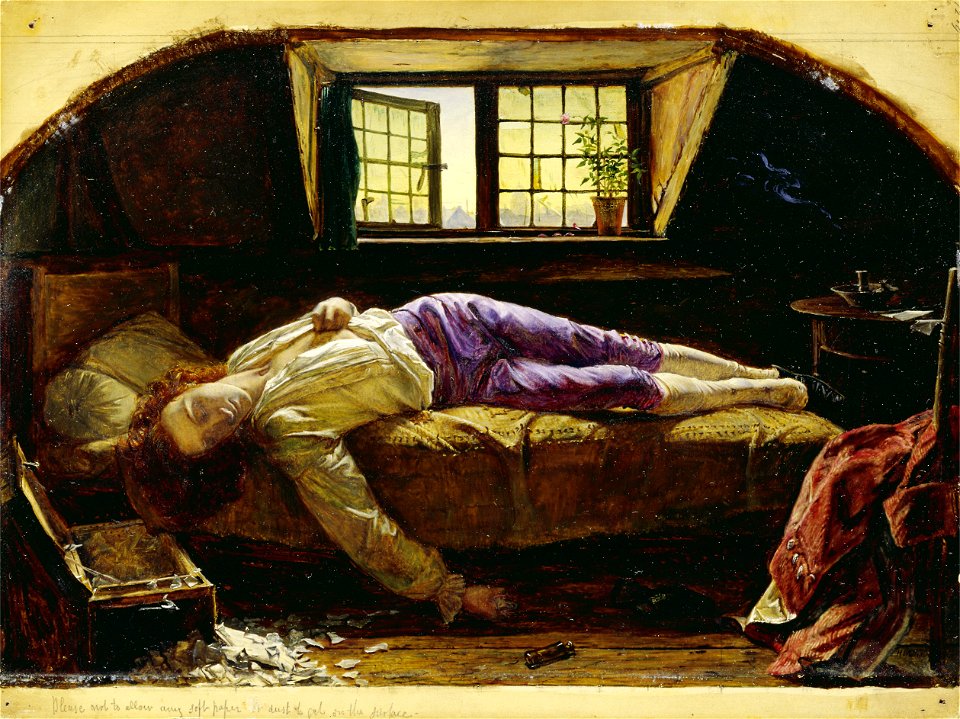 Henry Wallis - The Death of Chatterton - B1981.25.648 - Yale Center for British Art