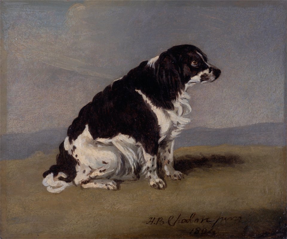 Henry Bernard Chalon - The Duchess of York's Spaniel - Google Art Project