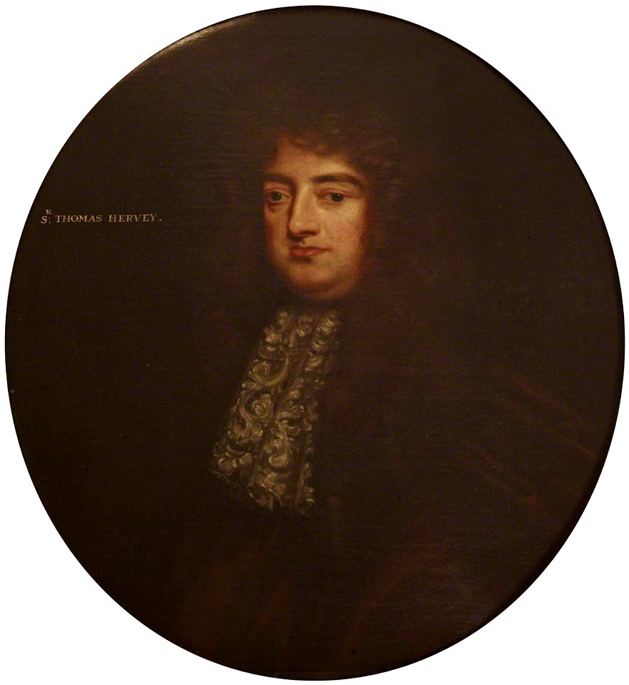 Henry Peart the elder (1637-1697) - Sir Thomas Hervey (1625–1694), KT (after Joseph Brook) - 851806 - National Trust