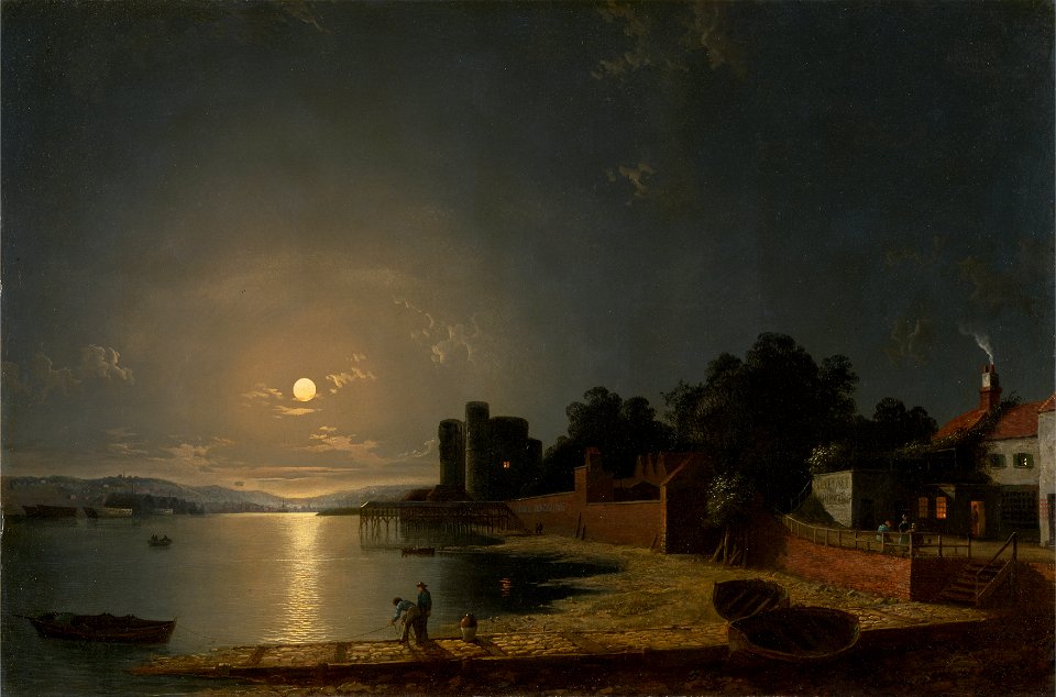 Henry Pether - Upnor Castle, Kent - Google Art Project