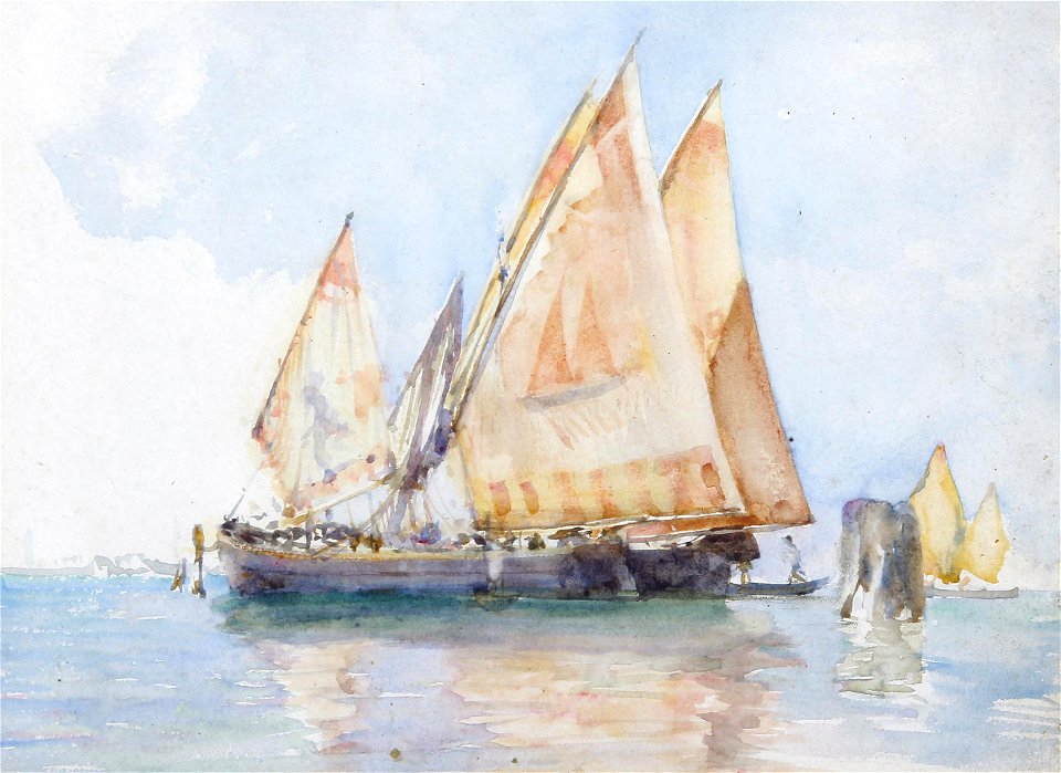 Henry Scott Tuke - Venetian Sails