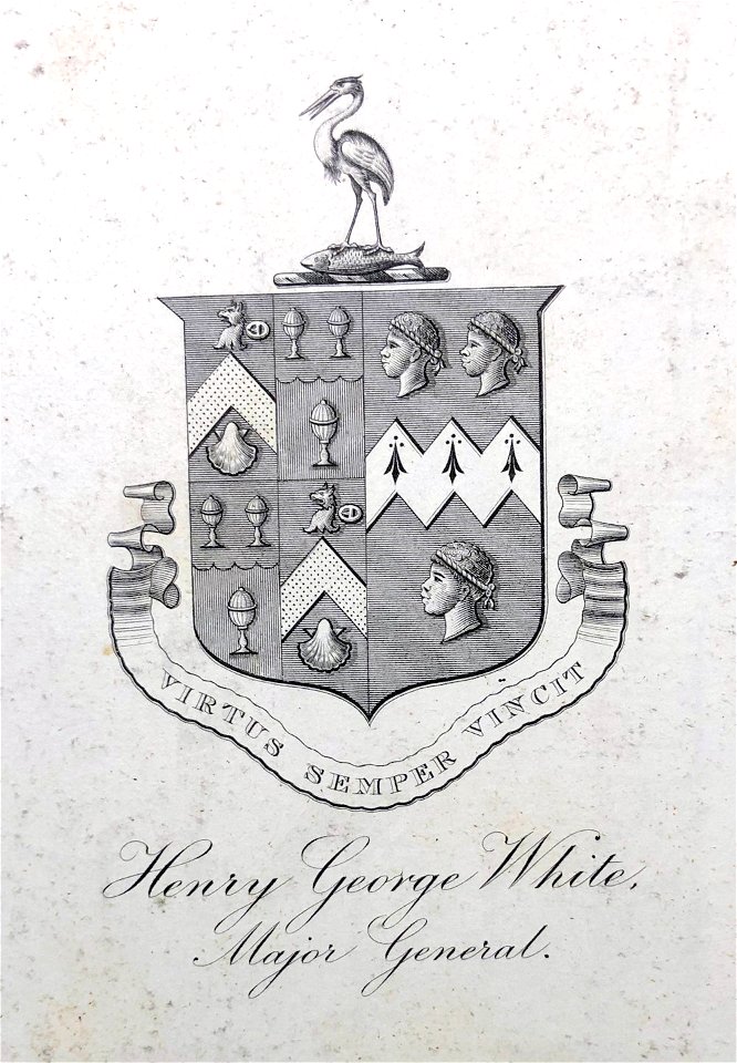 Henry George White bookplate