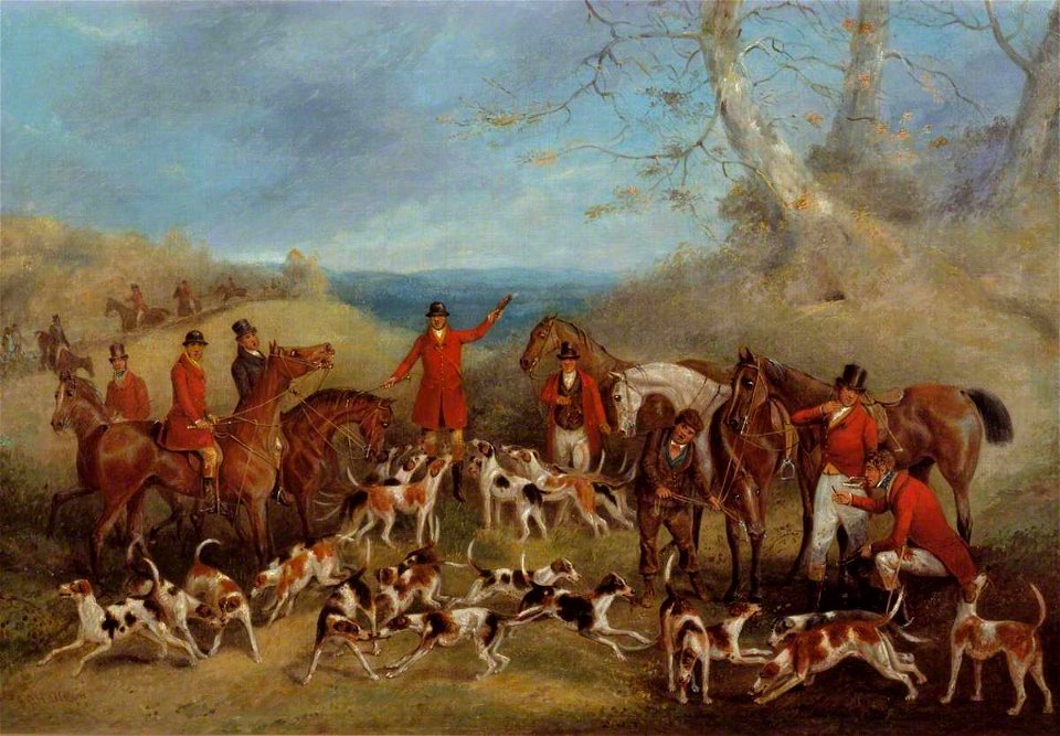 Henry Thomas Alken (1785-1851) - The Belvoir Hunt, The Death - T02355 - Tate