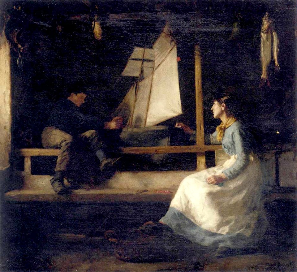 Henry Scott Tuke - Ship Builders