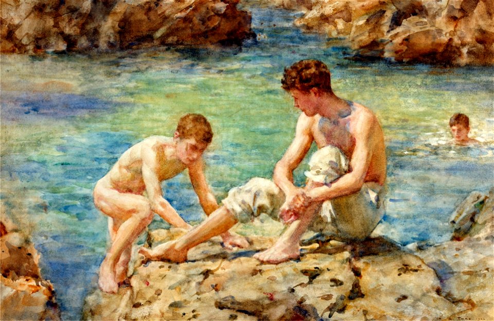 Henry Scott Tuke - The Bathers, 1922