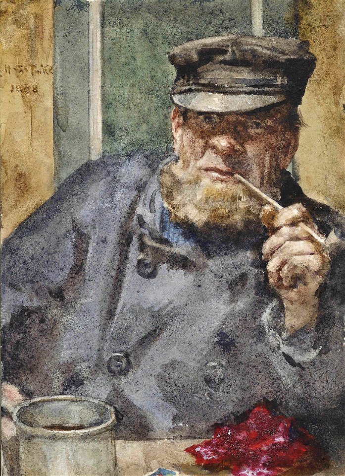 Henry Scott Tuke - The old Sea Dog
