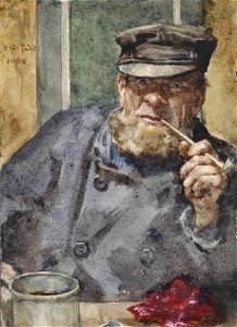 Henry Scott Tuke - The old Sea Dog