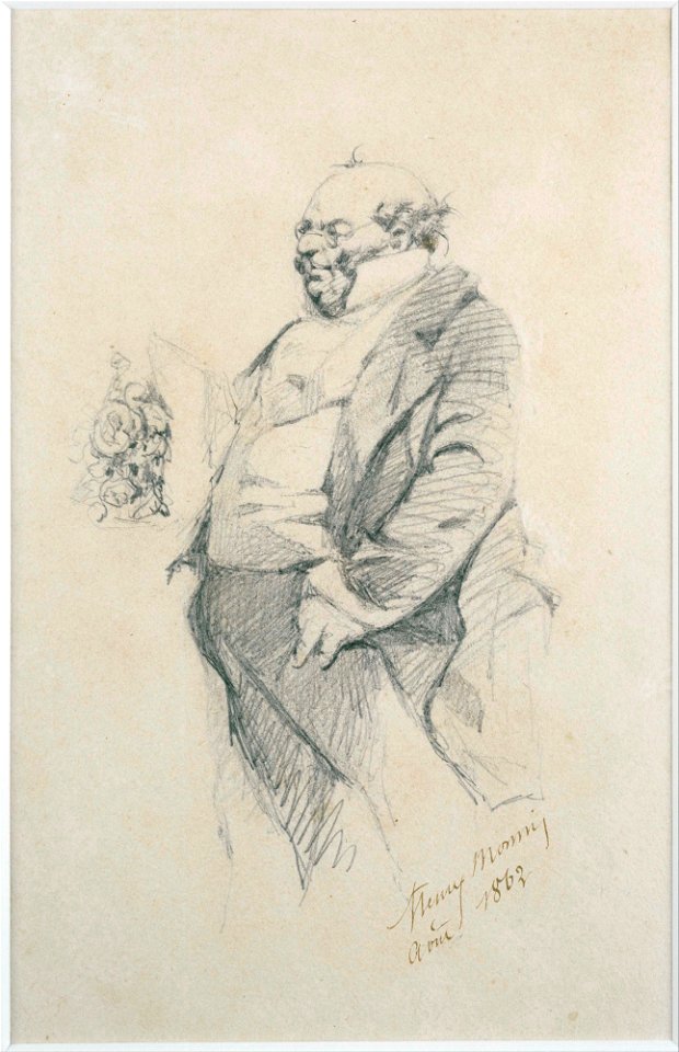 Henry Monnier - French Man - Google Art Project