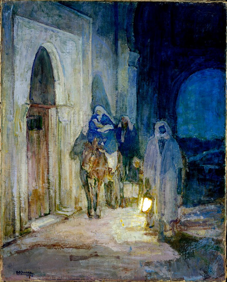 Henry Ossawa Tanner - Flight into Egypt (1923)