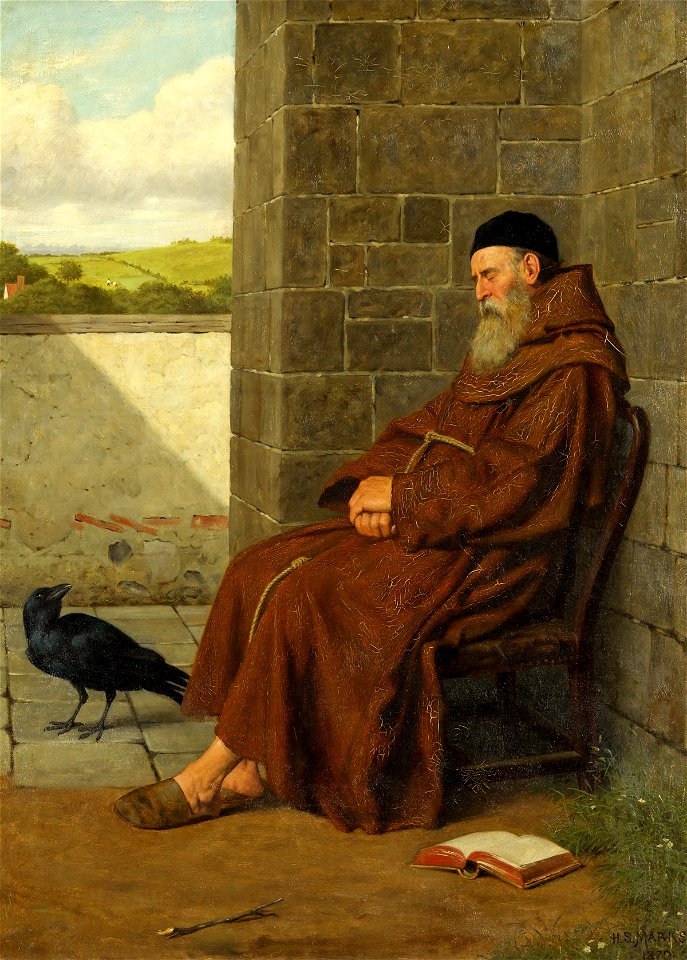 Henry Stacy Marks - The Convent Raven