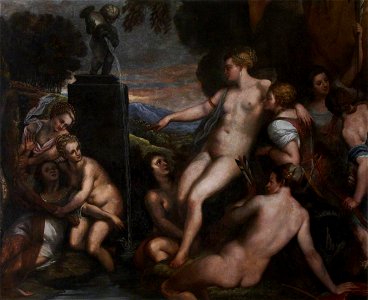 Henry Stone (1616-1653) - Diana and Callisto (after Titian) - 108768 - National Trust