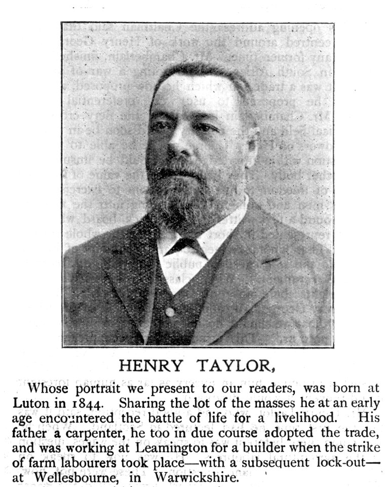 Henry Taylor, Unionist
