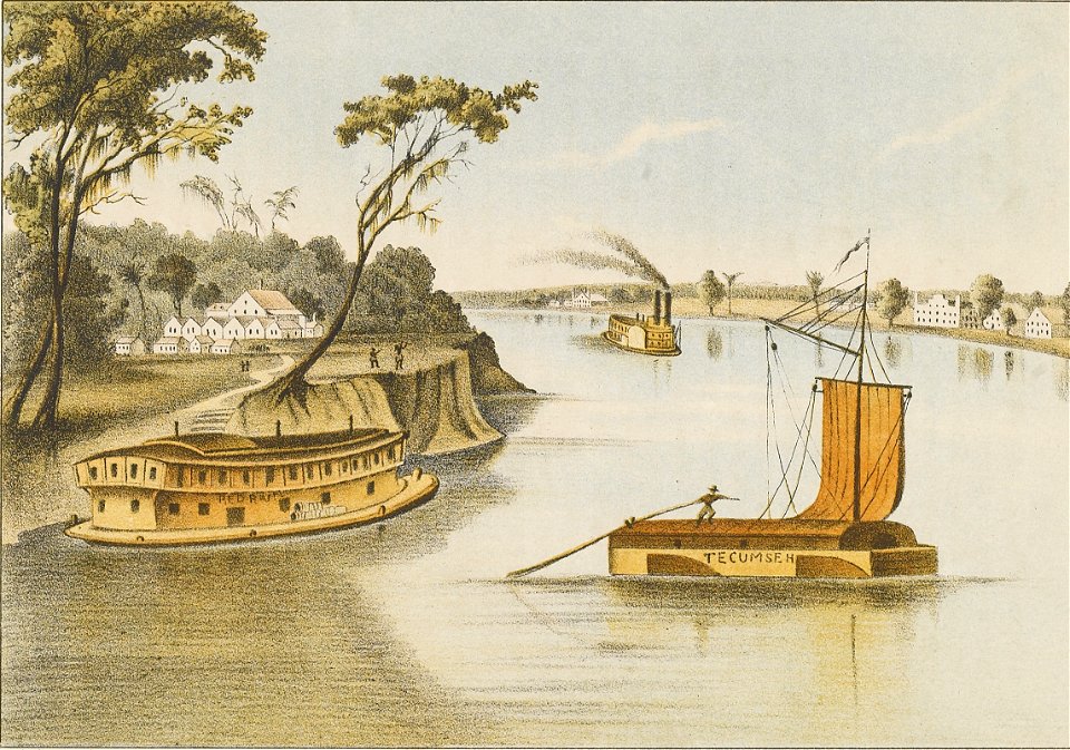 Henry Lewis - Mouth of the Red River