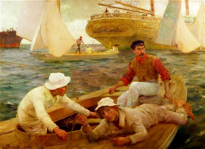Henry Scott Tuke - The Run Home
