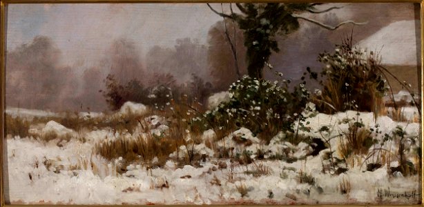 Henryk Weyssenhoff - Winter landscape - MP 1335 MNW - National Museum in Warsaw