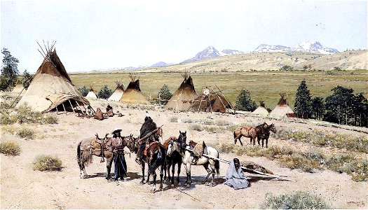 Henry Farney Indian Encampment