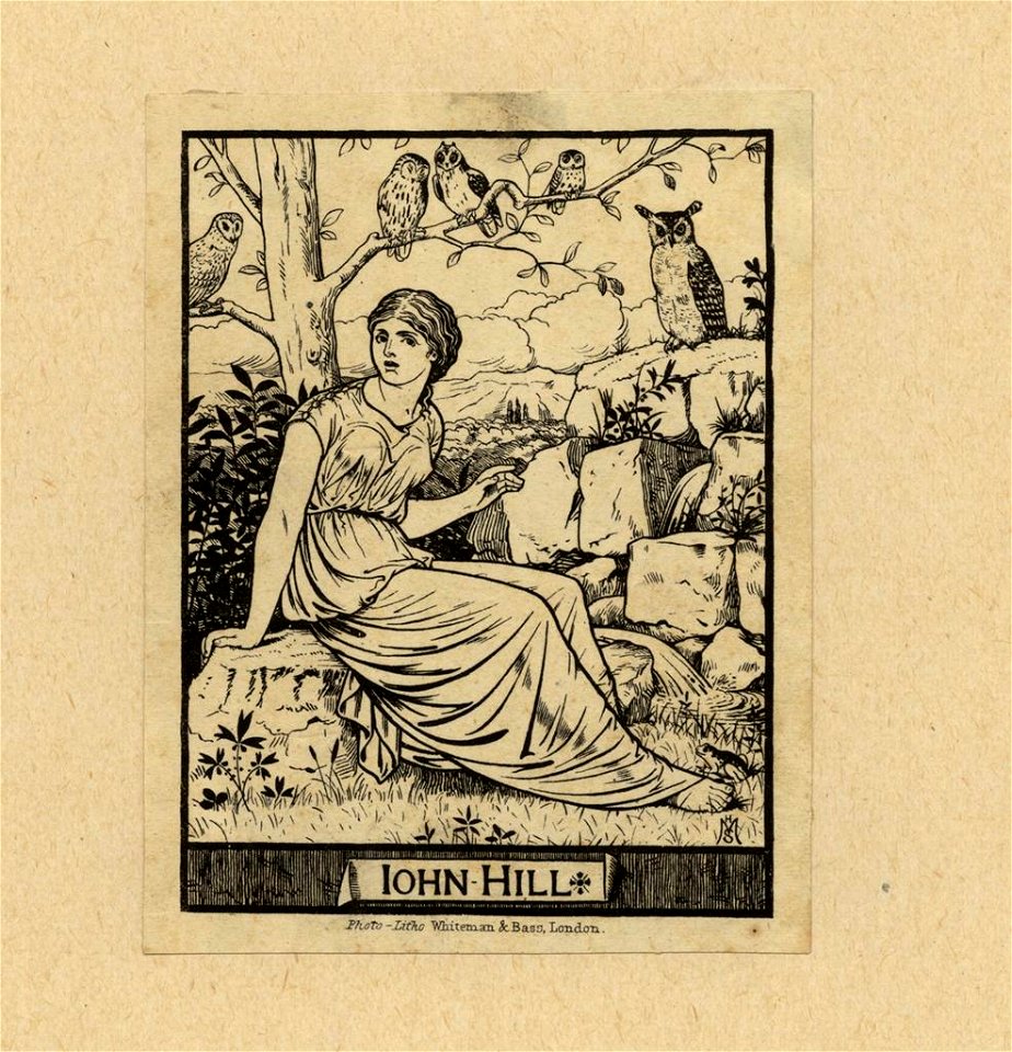 Henry Stacy Marks Bookplate-John Hill