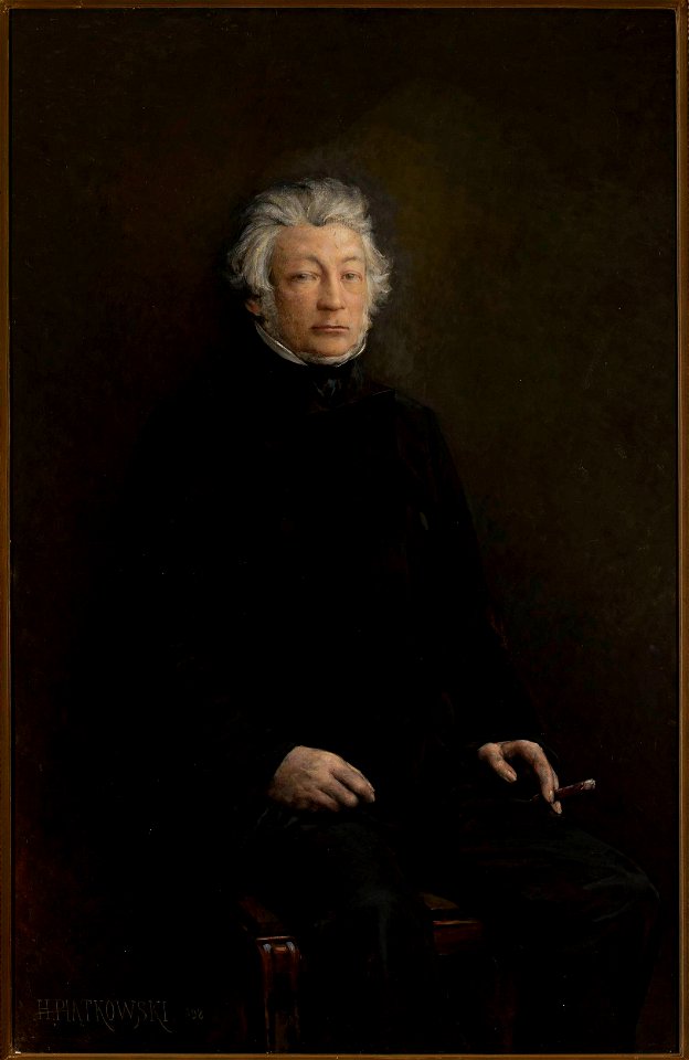 Henryk Piątkowski - Portrait of Adam Mickiewicz - MP 4669 - National Museum in Warsaw