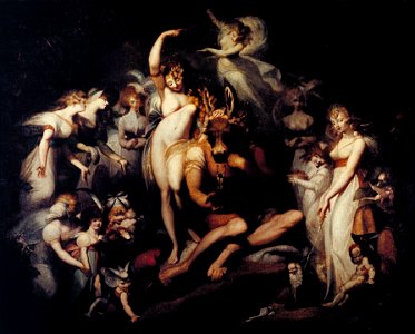 Henry Fuseli - Titania and Bottom - Google Art Project. Free illustration for personal and commercial use.