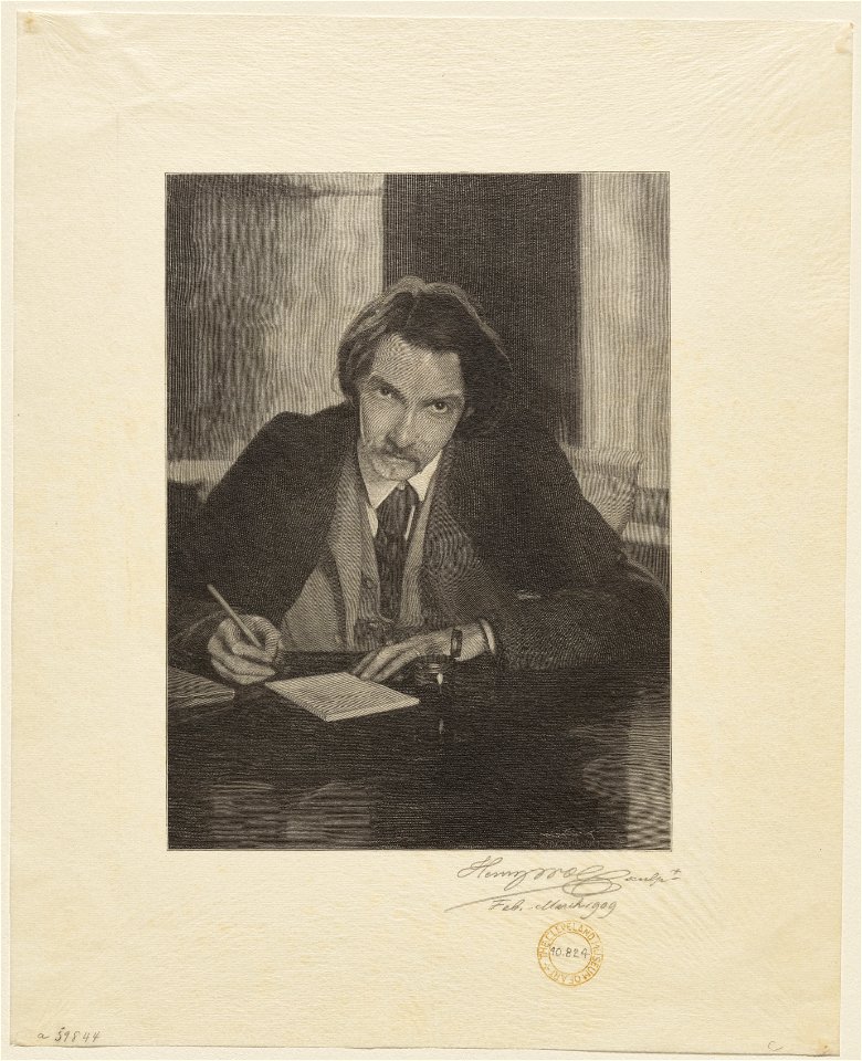 Henry Wolf (American, 1852-1916) - Robert Louis Stevenson - 1940.824 - Cleveland Museum of Art
