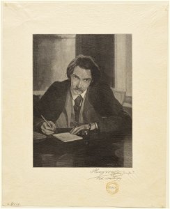 Henry Wolf (American, 1852-1916) - Robert Louis Stevenson - 1940.824 - Cleveland Museum of Art