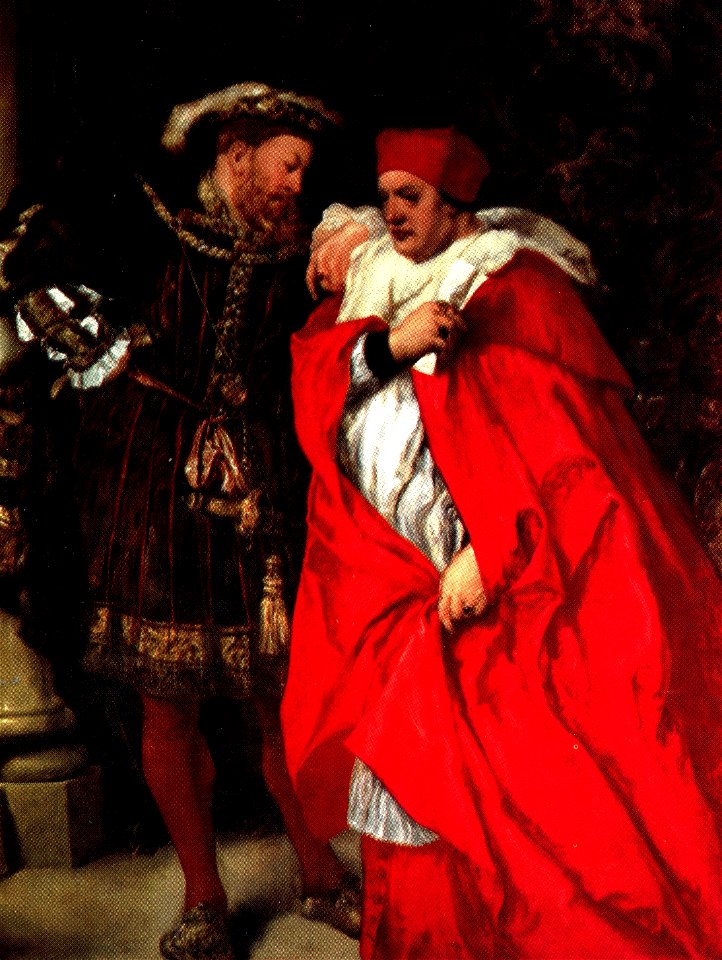 Henry VIII and Cardinal Wolsey, painting by Sir John Gilbert, Ego et Rex Meus, Me and My King