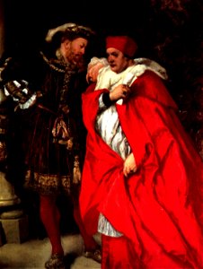 Henry VIII and Cardinal Wolsey, painting by Sir John Gilbert, Ego et Rex Meus, Me and My King