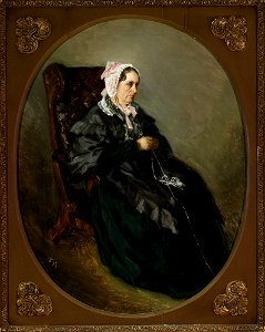 Henryk Rodakowski - Portrait of artist's aunt, sketch - MP 2557 MNW - National Museum in Warsaw