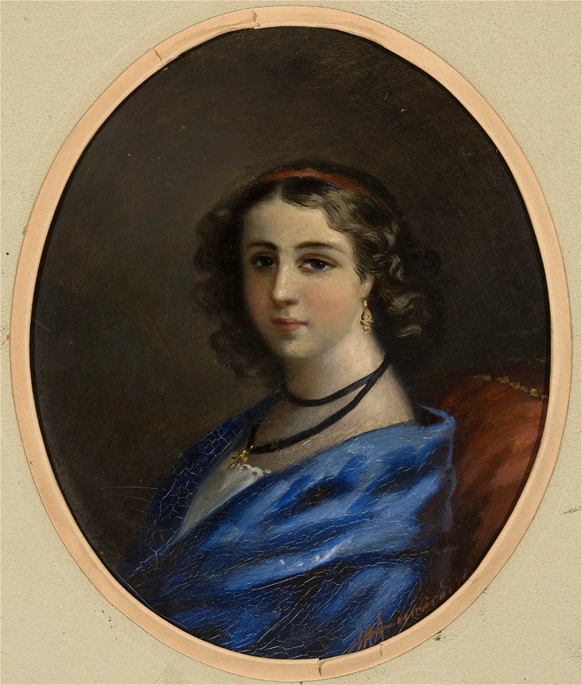 Henryk Siemiradzki - Portrait of a woman - MP 2042 MNW - National Museum in Warsaw