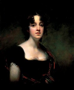 Henry Raeburn (1756-1823) - Mrs Farquarson of Finzean - 1995P32 - Birmingham Museums Trust. Free illustration for personal and commercial use.