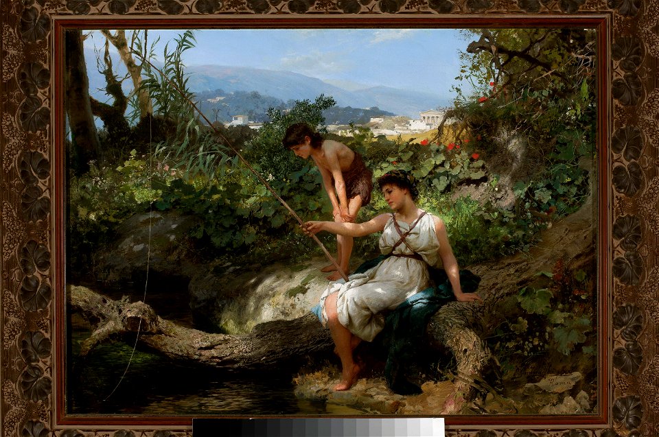 Henryk Siemiradzki - Roman idyll – Fishing - MP 4014 - National Museum in Warsaw