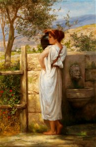 Henryk Siemiradzki - By the fountain II