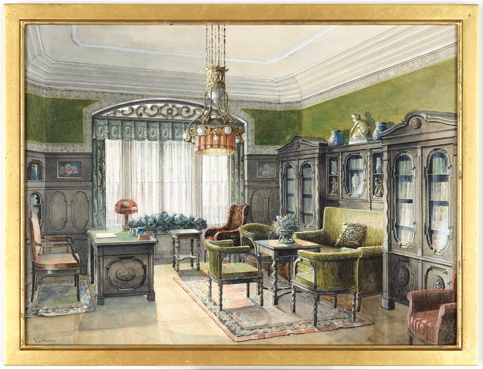 Edward Lamson Henry - Library Interior - Google Art Project