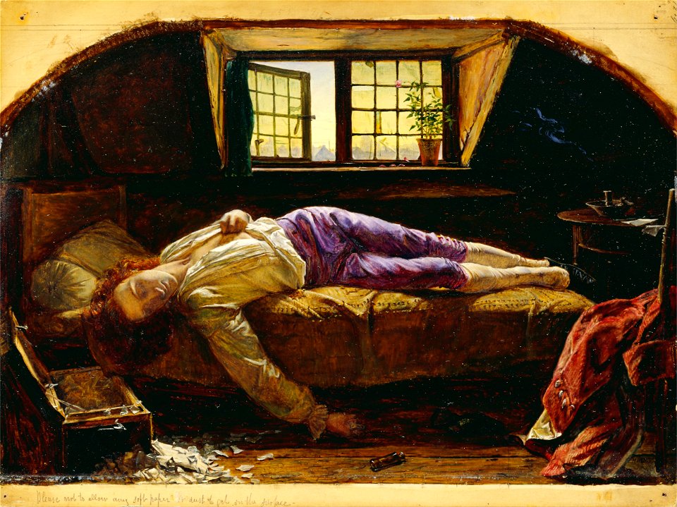 Henry Wallis - The Death of Chatterton - Google Art Project