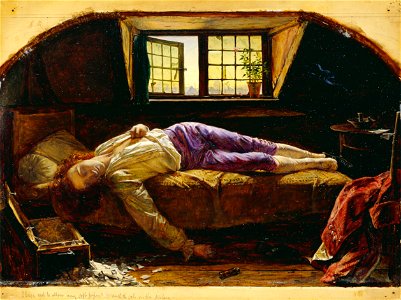 Henry Wallis - The Death of Chatterton - Google Art Project