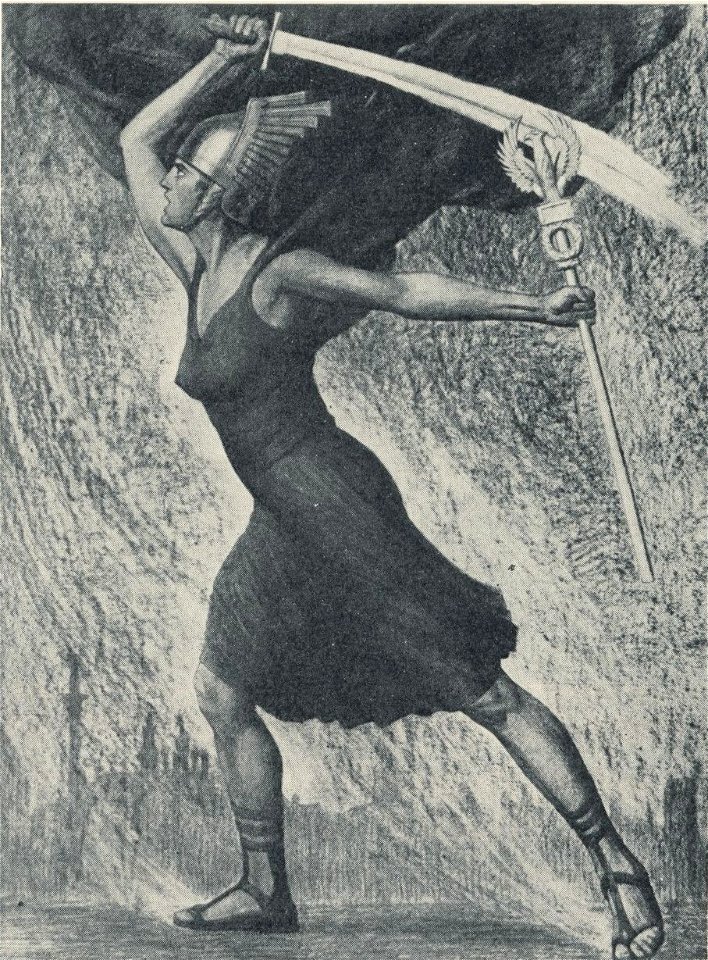 Henryk Grombecki Polish painter (1883-1933) Year 1920, painting of 1920, illustr.No.26, p.53