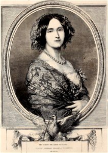 Her Majesty the Queen of Prussia, crowned Yesterday (Friday) at Konigsberg - ILN 1861