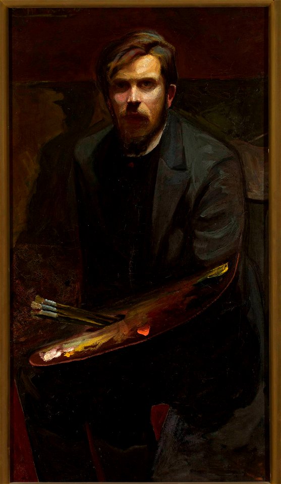 Henryk Szczygliński - Self-portrait - MP 877 MNW - National Museum in Warsaw