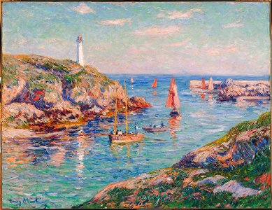 Henry Moret - The Port of Douvelan - 1949.122 - Harvard Art Museums