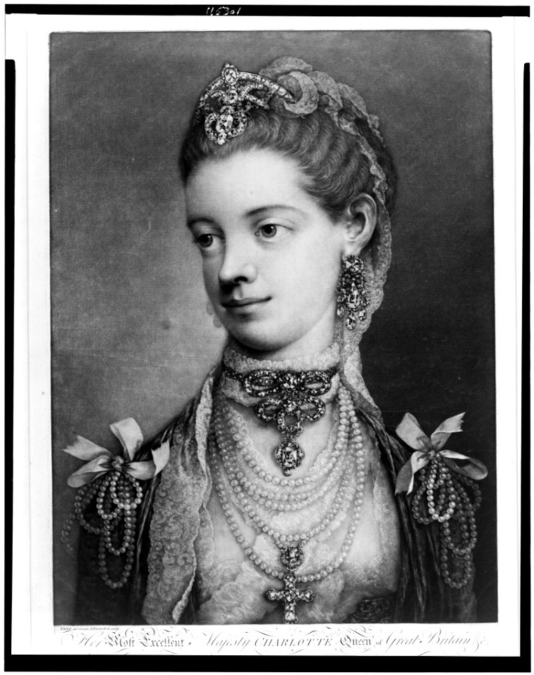 Her most excellent majesty Charlotte Queen of Great Britain - Frye ad vivum delineavit et sculp. LCCN95521801