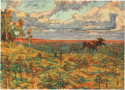 Henryk Weyssenhoff - illustration from Soból i panna after p172