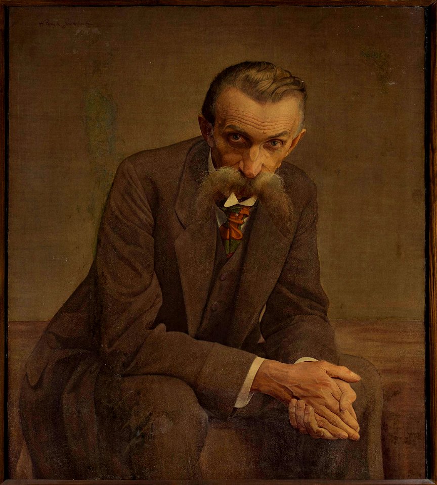 Henryk Grombecki - Portrait of the artist’s father - MP 1241 MNW - National Museum in Warsaw