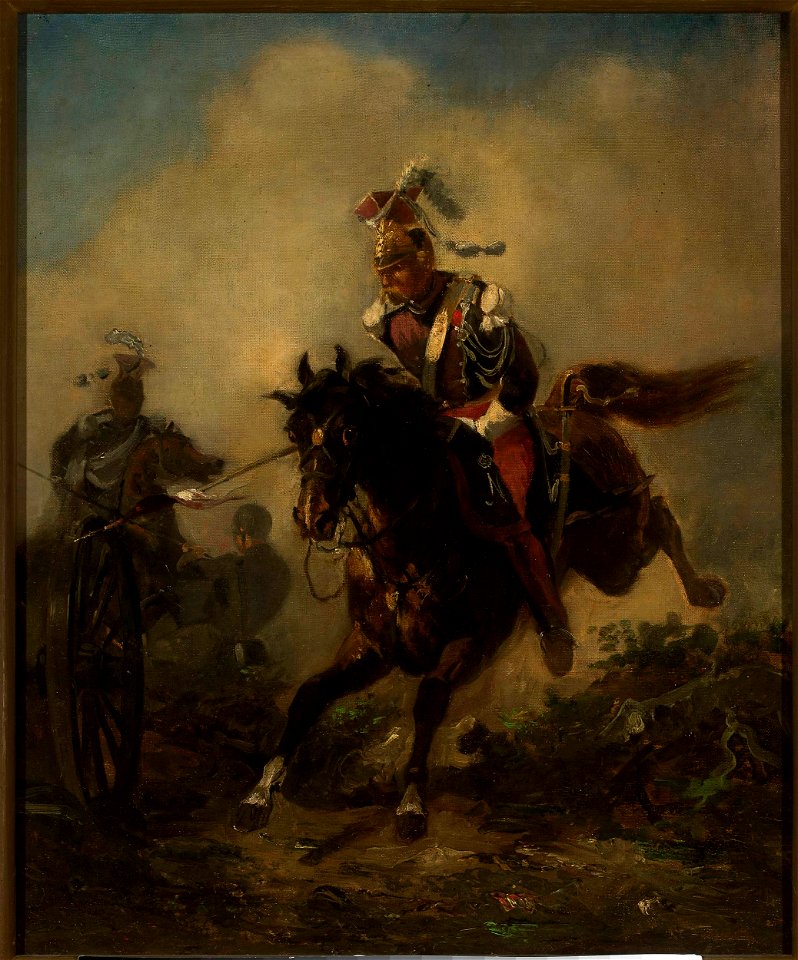 Henryk Pillati - Light cavalryman charging - MP 2603 MNW - National Museum in Warsaw
