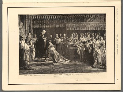 Her Majesty receiving the sacrament after the Coronation at Westminster Abbey, June 28, 1838 (5254868)