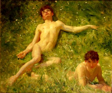 Henry Scott Tuke - The Sunbathers
