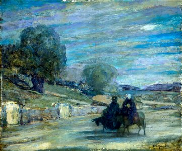Henry Ossawa Tanner - Flight into Egypt - 50.10 - Museum of Fine Arts, Houston